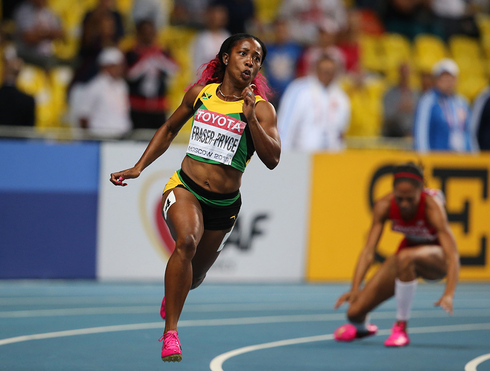 ShellyAnn FraserPryce Lands 100m World Championship Title